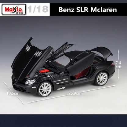 Mercedes-Benz SLR McLaren 1:18 Alloy Car Model Diecasts Metal Toy Sports Car Model Simulation Collection Gifts