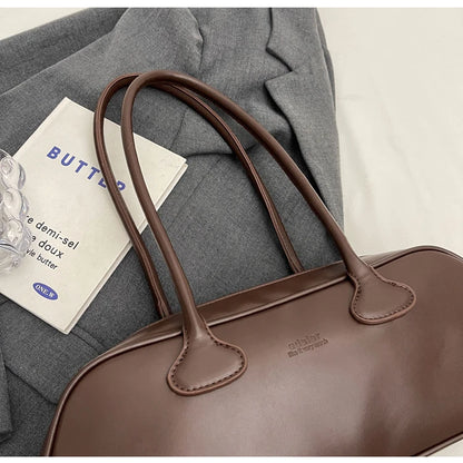 Advanced Sense Retro Pu Zipper Ladies Shoulder Bags Trend Light Luxury Hot Sale Bags for Women New Bolsas Femininas