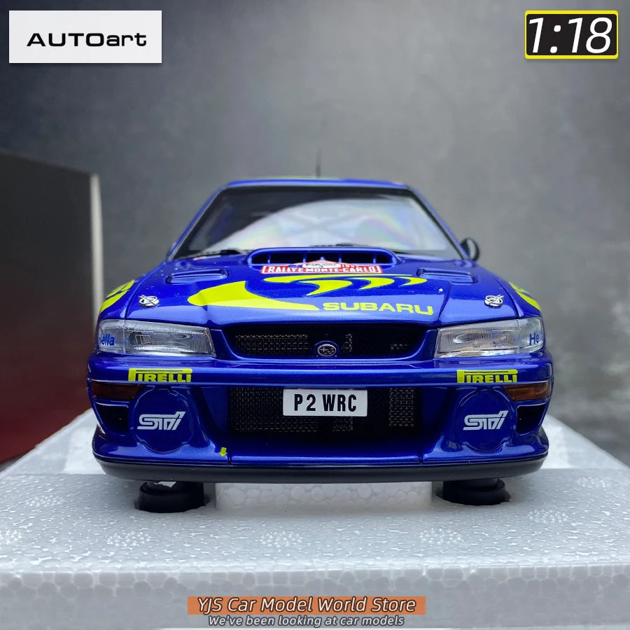 AUTOART Die-cast car model 1/18 Subaru Impreza WRC Rally of Monte Carlo  Static display car models
