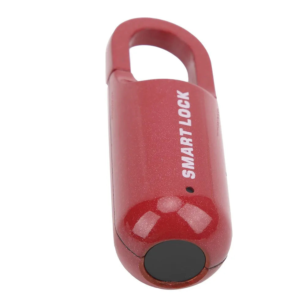 Smart Fingerprint Padlock for Locker Small Rechargeable Fingerprint Lock Keyless Biometric Thumbprint Padlock Locker Suitcase Luggage  Backpack