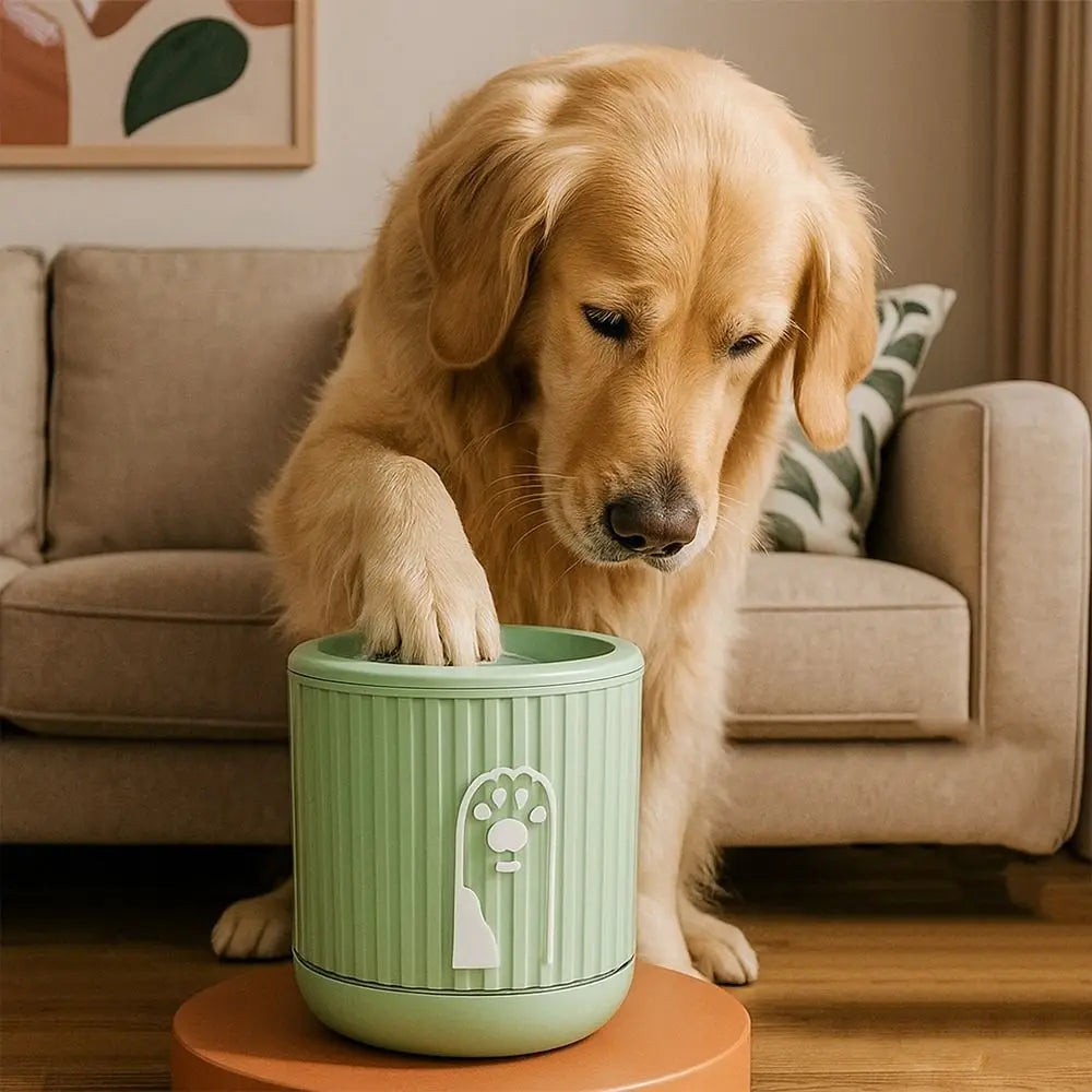 Automatic Pet Foot-washing Cup Detachable Soft Dog Foot Cleaning Cup Portable Quick Wash Paw Cleaner Device Paw Maintenance