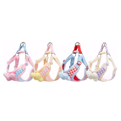 New Dog Harness  Air Cushion Breathable Soft Mesh Cat Vest Adjustable No-Pull Pet Harness for  Small Medium Large Dogs Puppies