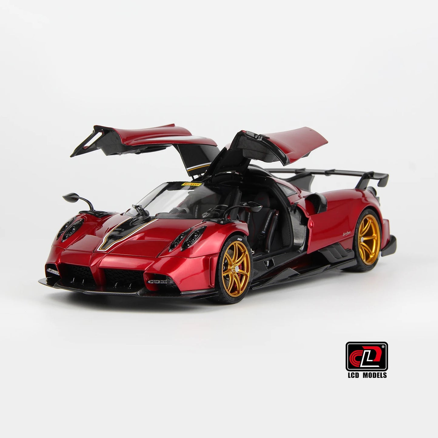 LCD CLD Diecast model 1/18 scale Pagani Imola Metal static decoration Holiday gift collection