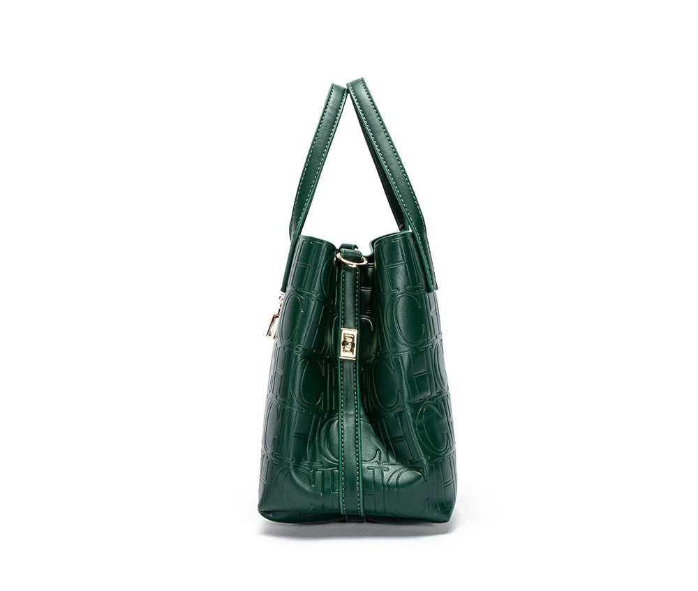 CH Classic Simple Solid Color Women's New Large Capacity Handbag Letter Element Women's Handbag