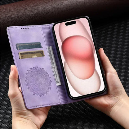 Wallet Luxury Phone Case For Xiaomi Redmi 9A 9C NFC Note 9S 9 Pro Max Redmi9 Power 9T Leather Magnetic Flip Cover Totems Coque
