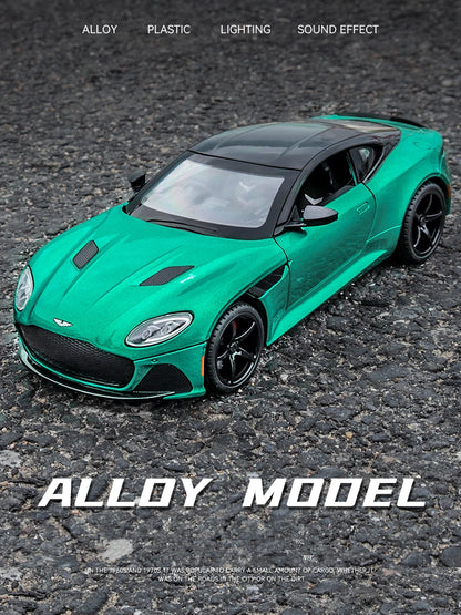 Aston Martin DBS Superleggera 1:24 Alloy Sports Car Diecasts & Toy Vehicles Metal Car Model Simulation Collection Toys Gift