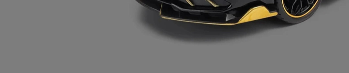 Lambor SCV12 LP770- 1:24  Car Model Alloy Diecast Sound Light Pull Back Doors Opened Vehicle Models Toy