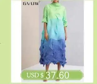 GVUW Elegant Diamond Pleated T-shirt Women Summer Fashion Three Quarter Sleeve O-neck Pullover Female Loose Clothing 17D585