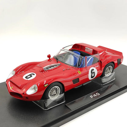Ferrari F40 24H Le Mans Defective KK 1:18 Scale Alloy Car Model