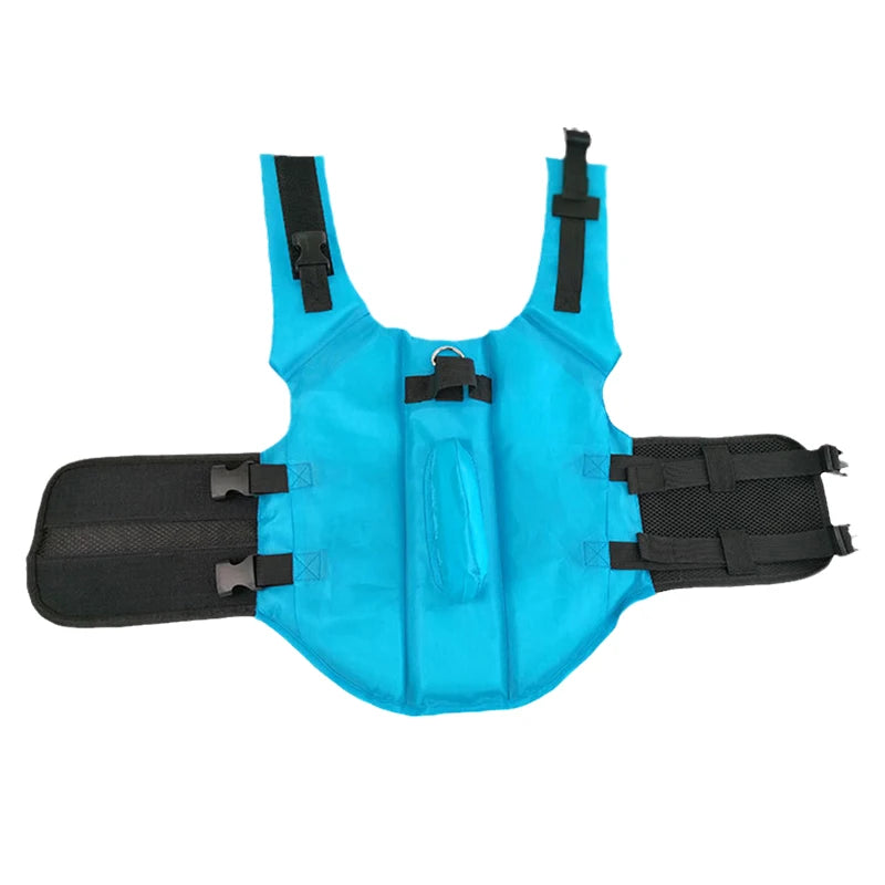 Summer Pet Swim Life Vest Jacket Adjustable Dog Swimsuit with Rescue Handle for Small Medium Dogs Ripstop Corgi Safety Clothes