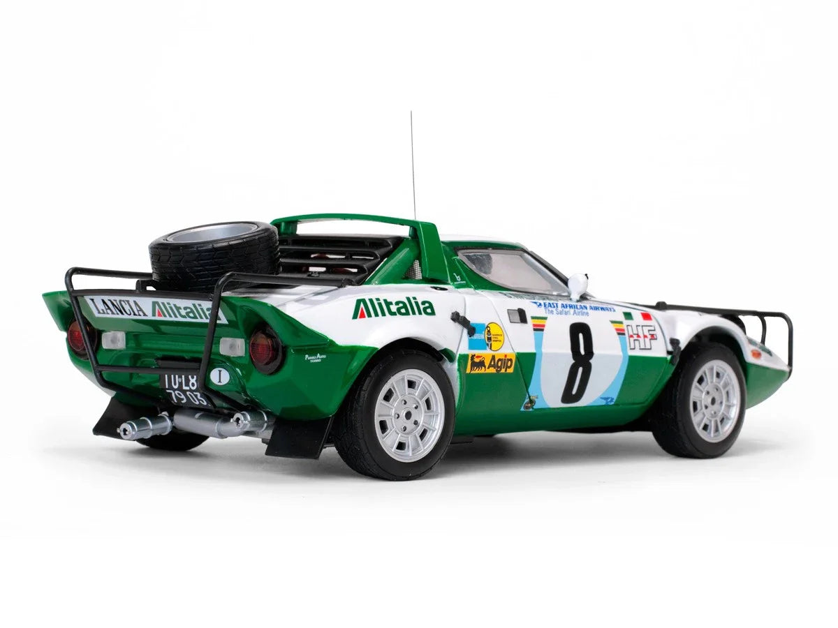 WELLY 1/18 Lancia Stratos HF #8 1975 Rally Car Model