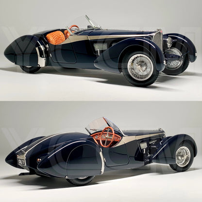 CMC 1:18 57SC 1938 Convertible Simulation Limited Edition All Open Alloy Metal Static Car Model Toy Gift