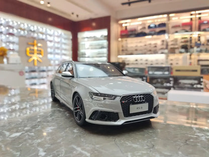 1/18 AUDIRS RS6 RS 6 Avant C7 WELL Diecast Model Toy Cars Boys Girls Gifts