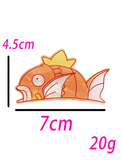pocket monsters Carp King Cartoon Cute Hair Claw Hair Clip