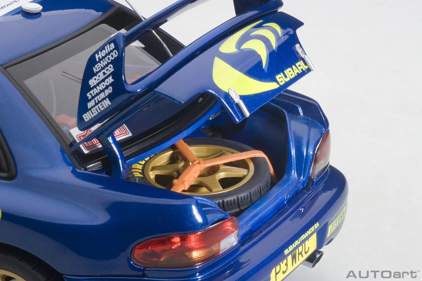 AUTOART Die-cast car model 1/18 Subaru Impreza WRC Rally of Monte Carlo  Static display car models
