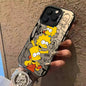 Funny Cartoon S-Simpsons Phone Case For iPhone 17 16e 16 15 14 13 12 11 Pro Max X XR XSMAX 8 7 Air Plus Anti Fall Matte Cover