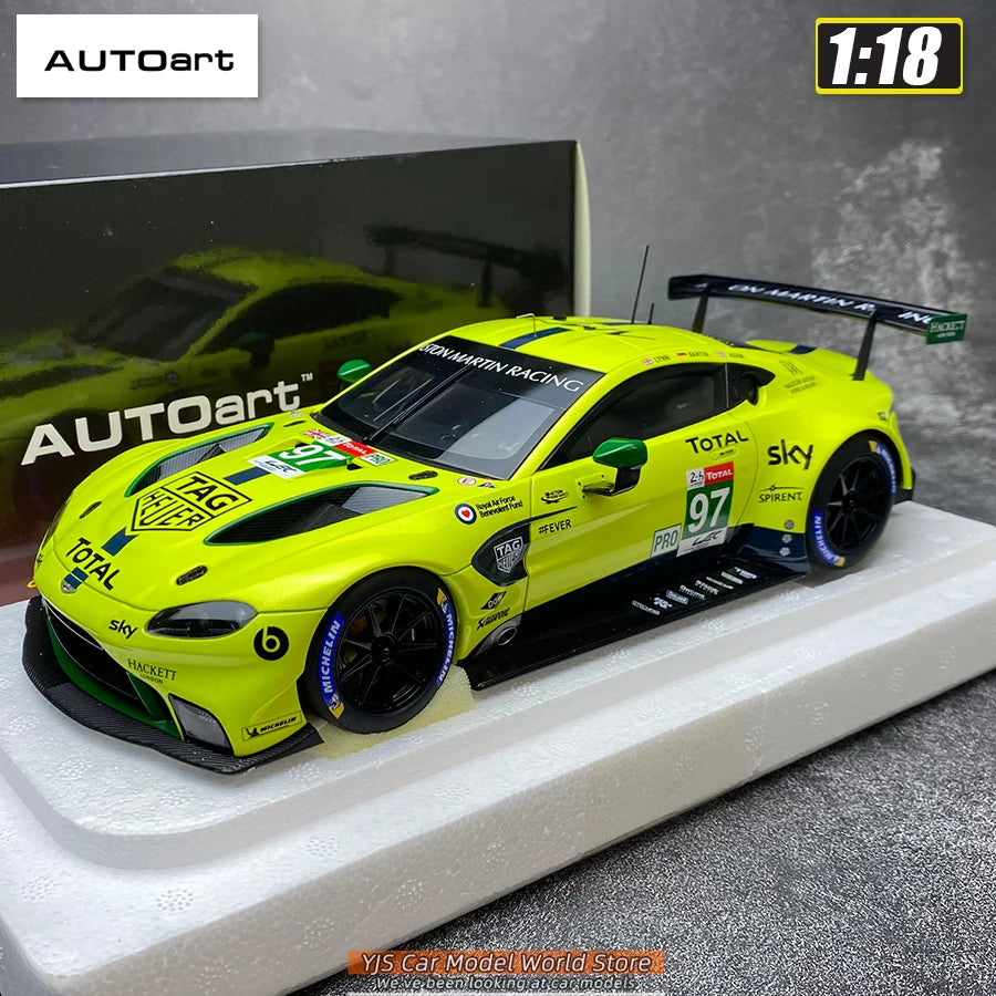AUTOart 1/18 SCALE Aston Martin Vantage GTE Le Mans Pro 2018 Car model Static collection Furniture for display