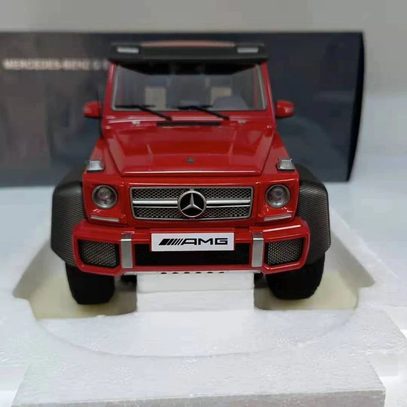 AUTOart Diecast 1/18 Scale Mercedes-Benz Plastic Model Car Mercedes-Benz G63 AMG Play Vehicles Toys for Boys Gift Original Box