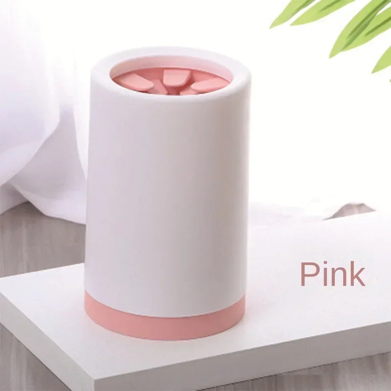 Automatic Pet Foot Washer Cup Silicone Soft Foot Cup Cat Foot Cleaning Bucket Dog Paw Cleaner Cup Manual Quick Feet Wash Cleaner
