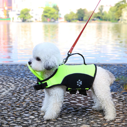 Premium Summer Dog Life Jacket Adjustable Pet Swimwear Safety Buoyant Vest for Small Medium Large Dogs Water Play