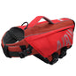 Dog Life Jacket with Airbag & Reflective Strips, Adjustable Dog Vest for Swimming Safety, Oxford Cloth, S/M/L, Red/Army/Blue