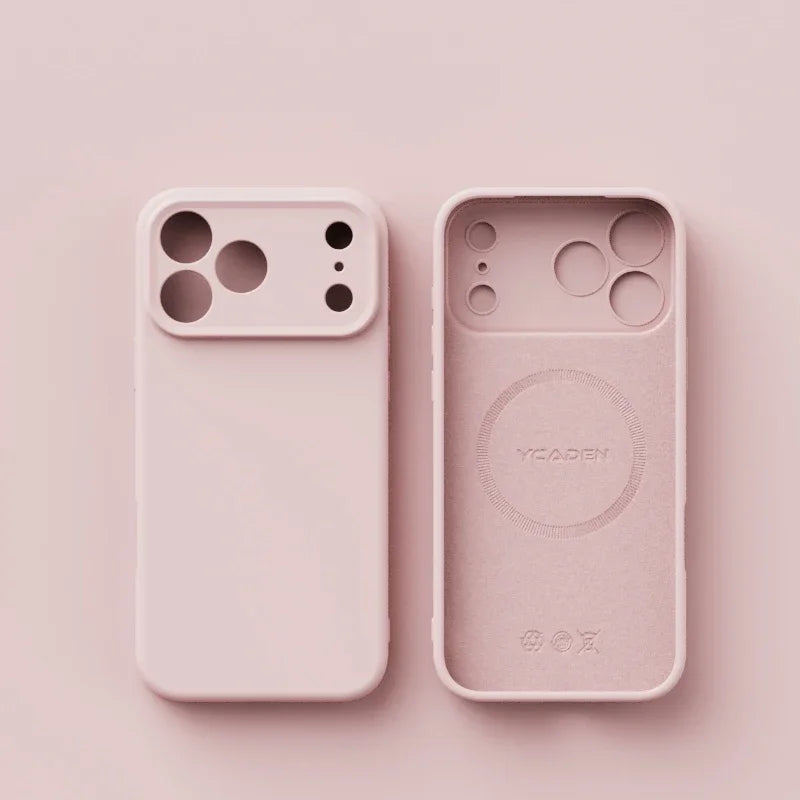 Official Liquid Silicone Magnetic Case For iPhone 17 Air 16 Plus 15 14 13 12 Pro Max  For Magsafe Wireless Charge Matte Cover