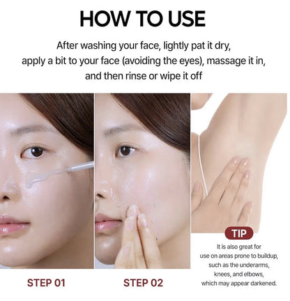 Dr. Melaxin Peel Shot Glow Black Rice Peeling Chemical t with Rice Water  Glass Skin Texture for Dead Skin &Dull Complexion, Korean2.7 fl.oz