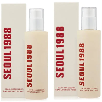 Seoul 1988 Retinal Liposome Face Cream,Snail Mucin Essence Rice Moisturizing Soothing Toner,Retinol Eye Serum,Korean Skincare