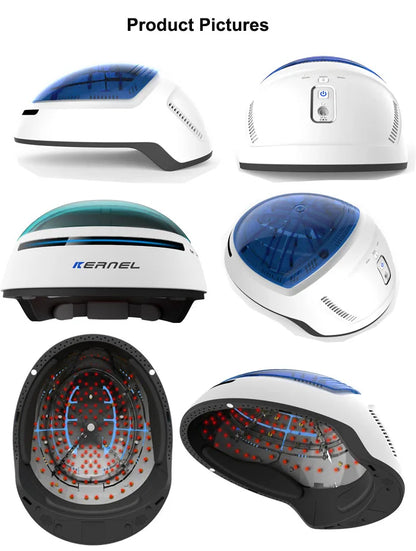 CE Approved Kernel KN-8000B Red Light Therapy Laser Hair Growth Cap Helmet For Hair Restoration