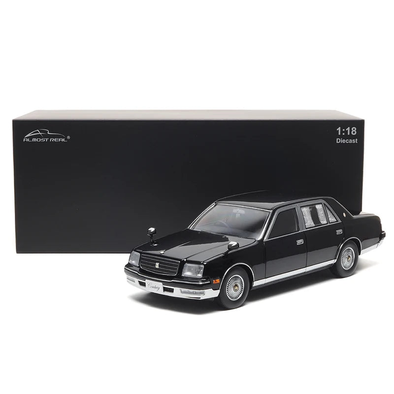 Almost Real Car model 1/18 Toyota Century alloy full open model 1997 black Static collection Collect Holiday gift