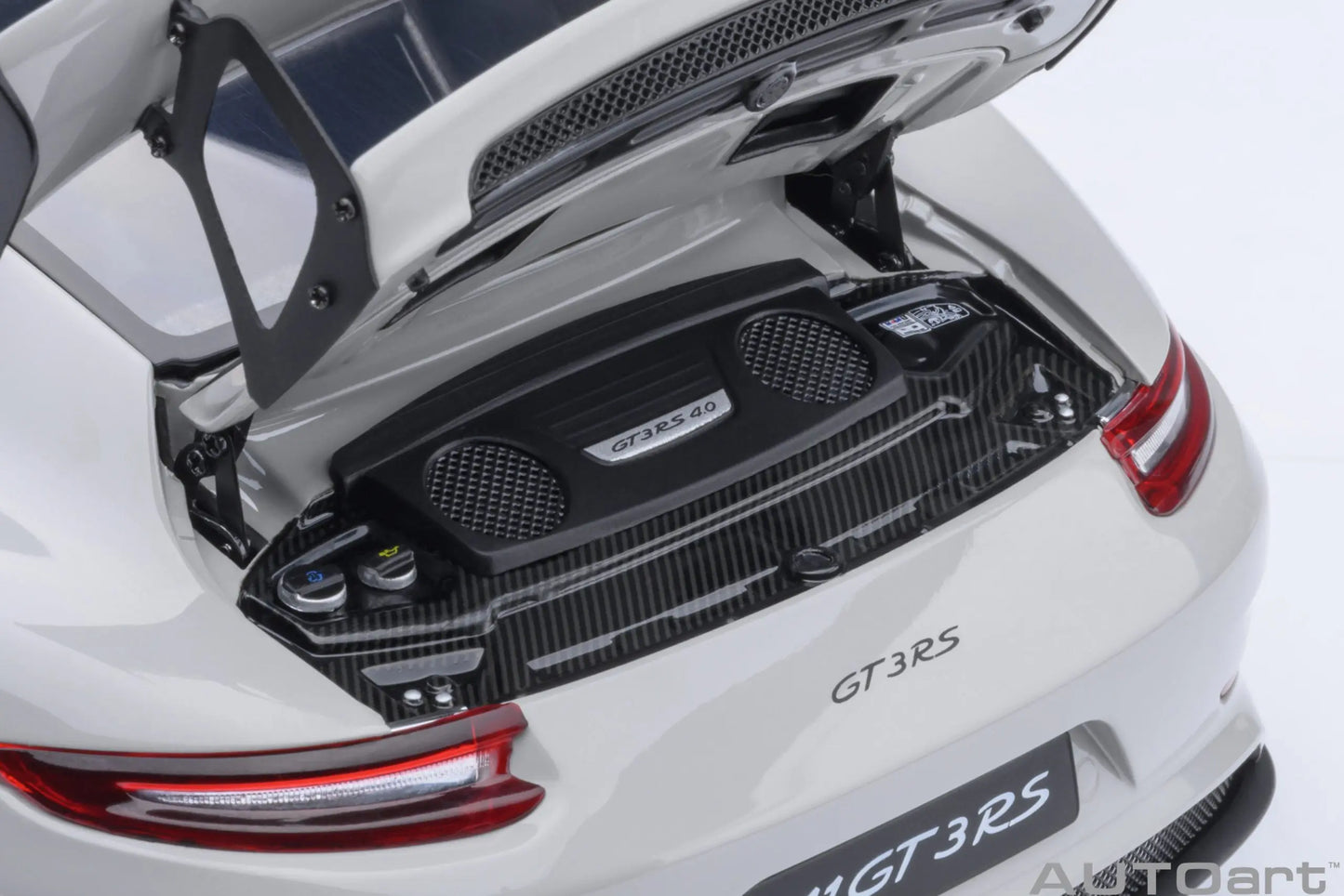 AUTOART 1/18 Scale New Porsche 911 (991.2) GT3 RS Weissach Package Car model Sports car Static collection