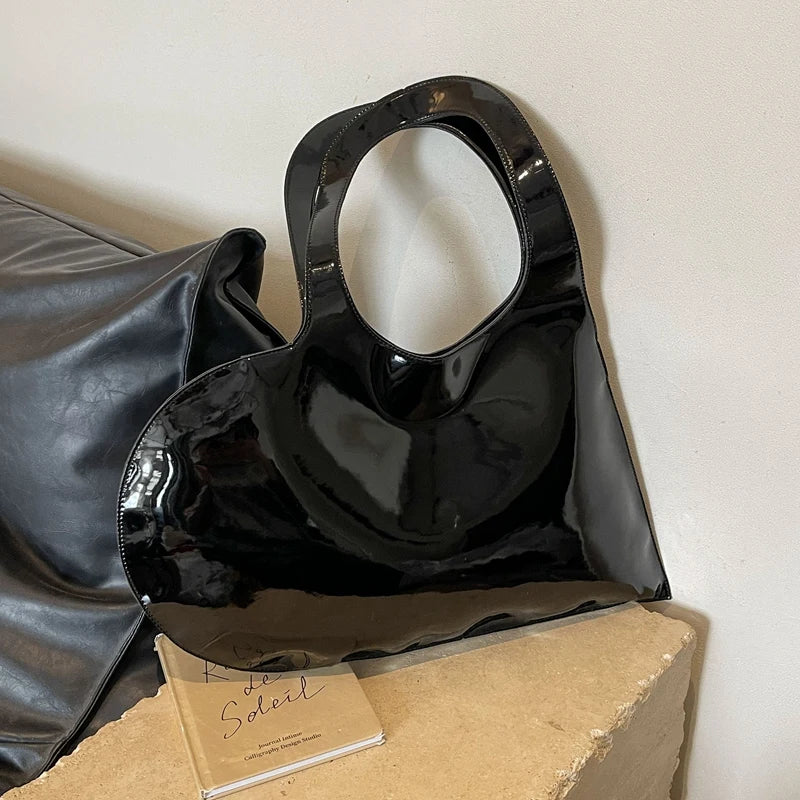 Fashion Large Capacity Interior Compartment Shoulder Bags Sewing Thread High Quality Bags for Women Zipper Pu Women's Handbags