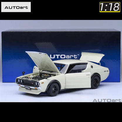 NISSAN SKYLINE 2000 GT-R (KPGC110) TUNED VERSION RS WATANABE WHEEL AUTOart 1/18 Static display model gift collection