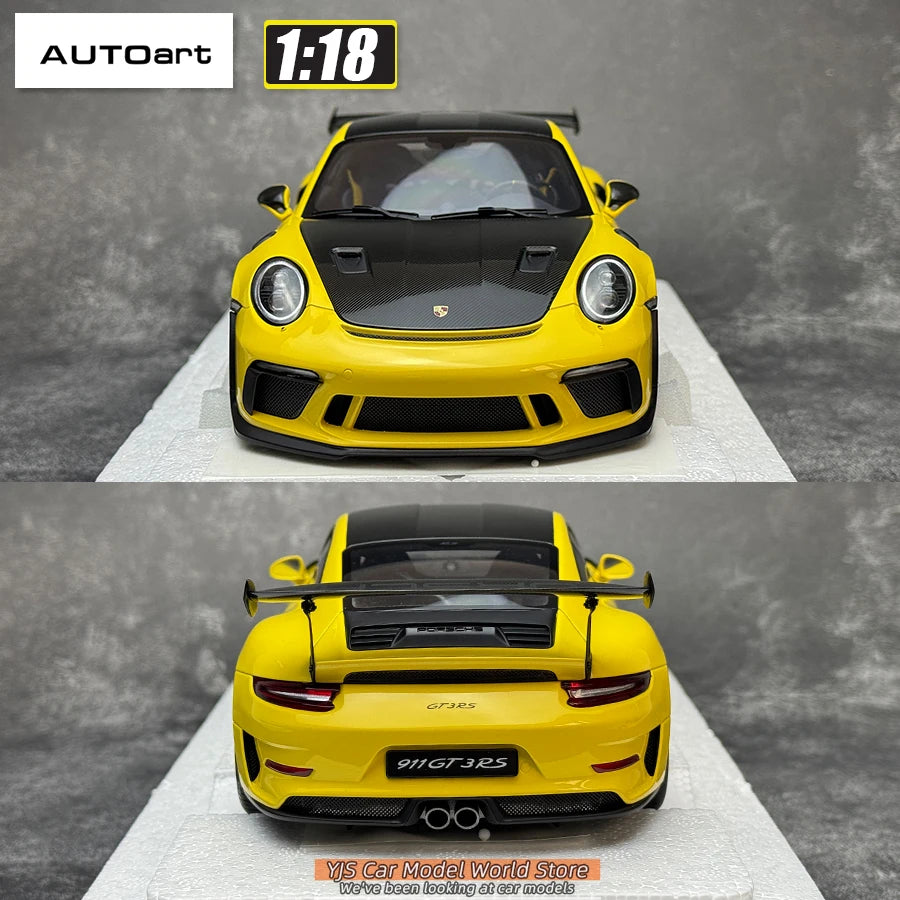 AUTOART 1/18 Porsche 911 (991.2) GT3 RS Weissach Package Car model  Send to a friend  Personal collection Static ornament