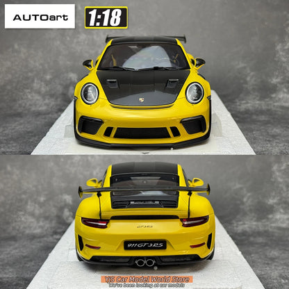 AUTOART 1/18 Porsche 911 (991.2) GT3 RS Weissach Package Car model  Send to a friend  Personal collection Static ornament
