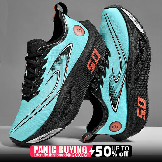 Shoes Speciality Carbon Board Marathon Men Sports Breathable Lightweight Women's Comfortable Athletic Nonskid Sneakers﻿