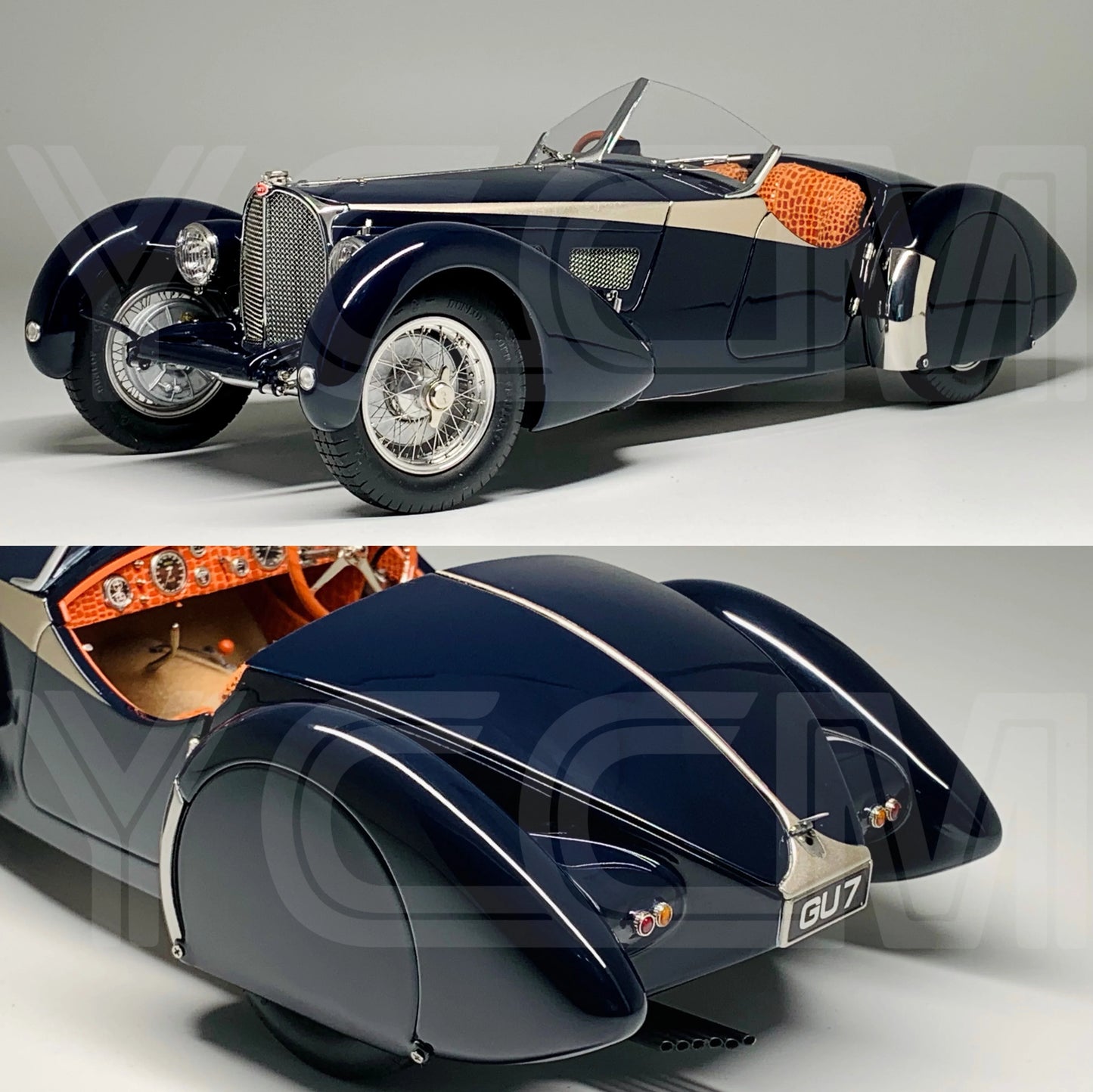 CMC 1:18 57SC 1938 Convertible Simulation Limited Edition All Open Alloy Metal Static Car Model Toy Gift