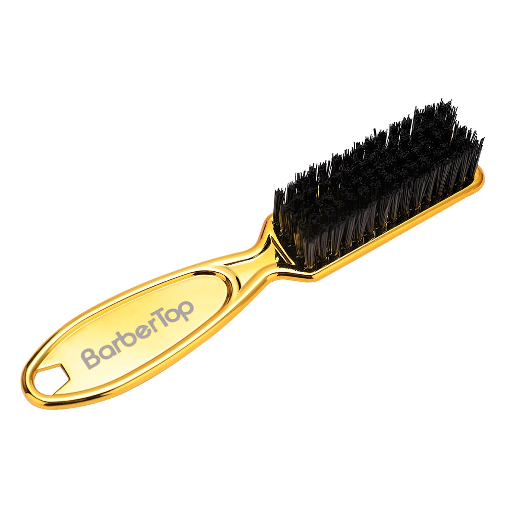 Soft Hair Cleaning Brush Barber Plastic Handle Retro Neck Duster for Salon Hairdressing Styling Tool to Remove Comb Breaks