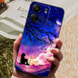 For Xiaomi Redmi 13C Case Redmi13C Luxury Painted Phone Silicon Back Cover For Redmi 13c 13 C Cases Protective Shell Capas