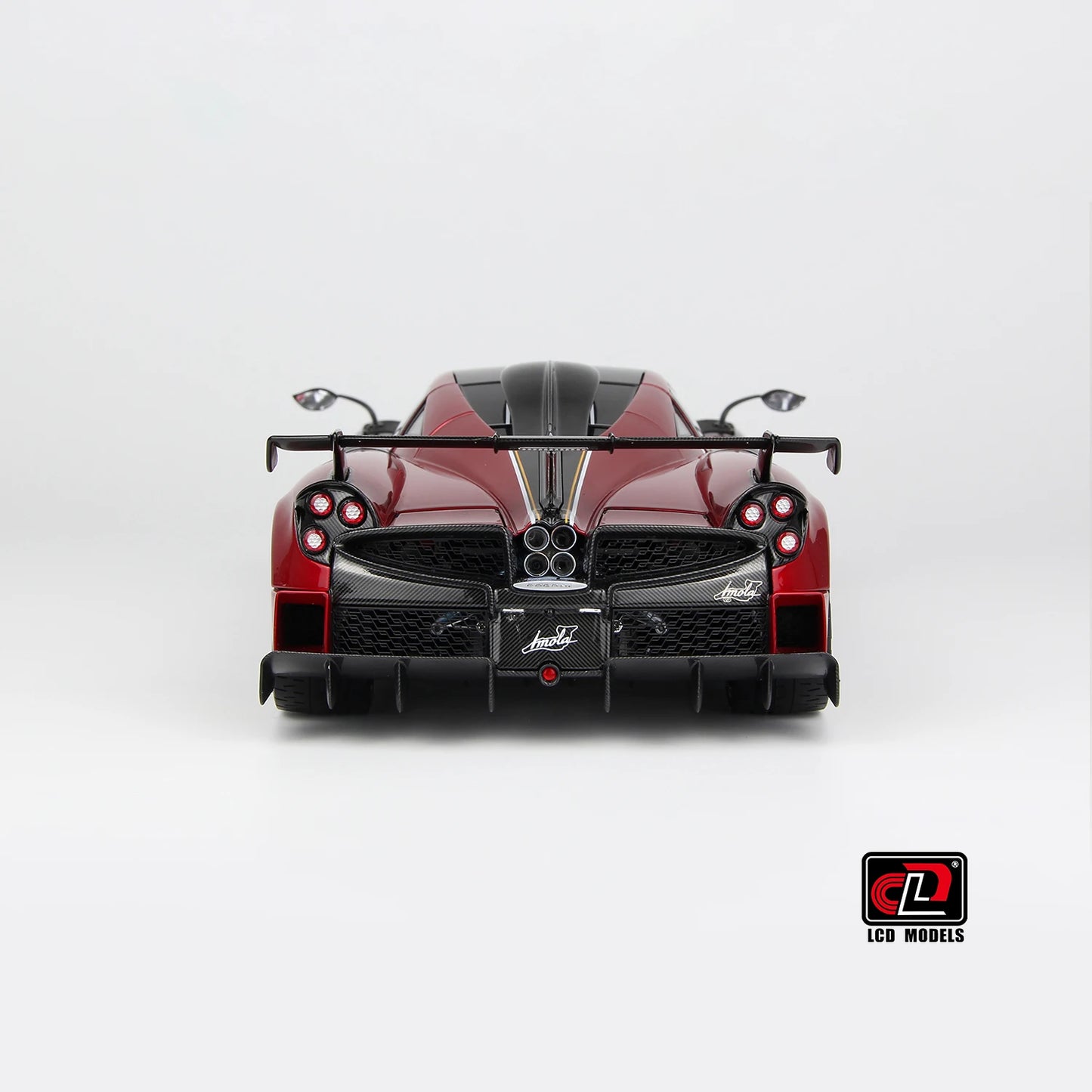 LCD CLD Diecast model 1/18 scale Pagani Imola Metal static decoration Holiday gift collection