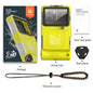 Multi-functional, durable, waterproof, 15m/50ft, universal 6.9 inch waterproof phone case, IP68, professional diving photography