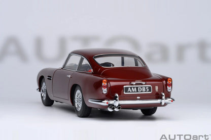 Autoart 1/18 ASTON MARTIN DB5  ABS 007/Goldfinger Bond , door full open sports car model static decoration collection