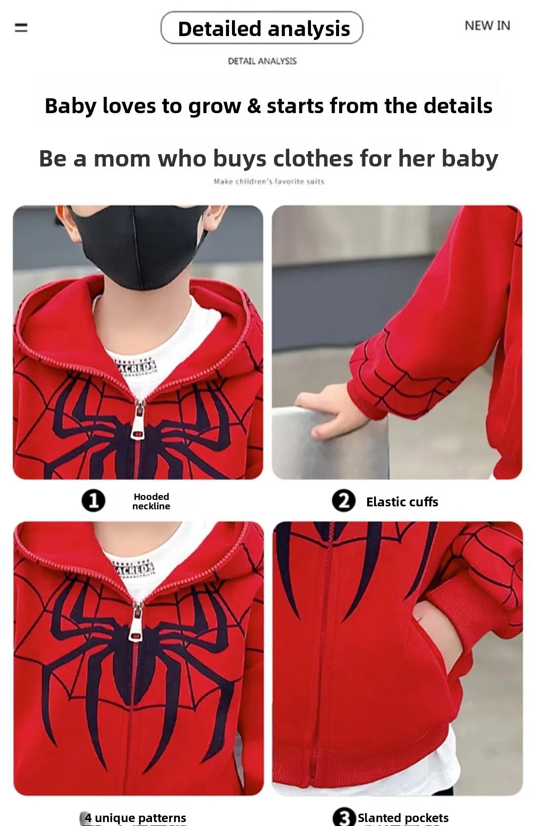 Spiderman Jacket Spring Children unisex Hooded Sweatshirt Cartoon Zipper Coats  Kids Clothing Outdoors Keep Casual Outerwear