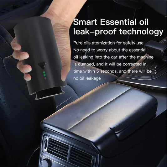 Car Diffuser Humidifier Auto Air Purifier Aromo Air Freshener USB Charging Electric Smell for Home Room Fragrance 1200mAh