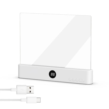 LED Flat Panel Night Vision Reading Light Eye Protection Reading Light Usb Charging Student Night Reading Lamp Book Lamp Indoor