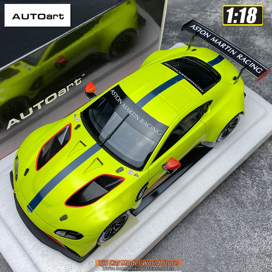 AUTOart 1/18 SCALE Aston Martin Vantage GTE Le Mans Pro 2018 Car model Static collection Furniture for display