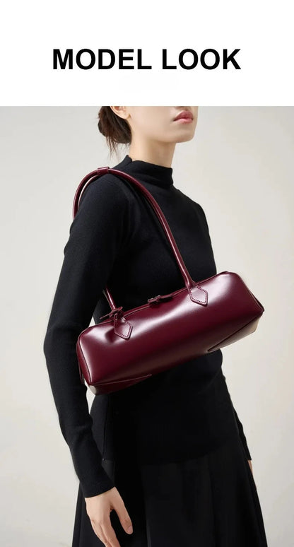 Genuine leather bag woman  luxury bag vintage long shoulder bag Handbags ladies underarm Bag Shopping bag