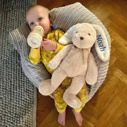 Personalized Plush Bunny Toys Child Custom Name Plush Embroidery Child First Easter Boys Girl Kids Birthdays Gift Toddler Doll