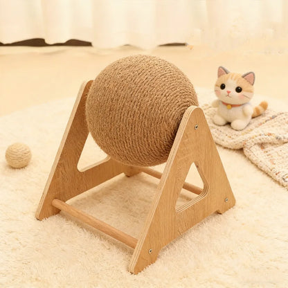 Sisal Cat Scratching Board Cat Claw Grinding Ball Durable Cat Tree Cat Interactive Toy
