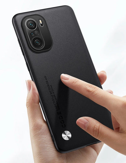 Luxury PU Leather Case For Xiaomi Mi 11i Poco F3 Matte Cover Silicone Full Protection Phone Case For Redmi K40 Pro Plus Coque